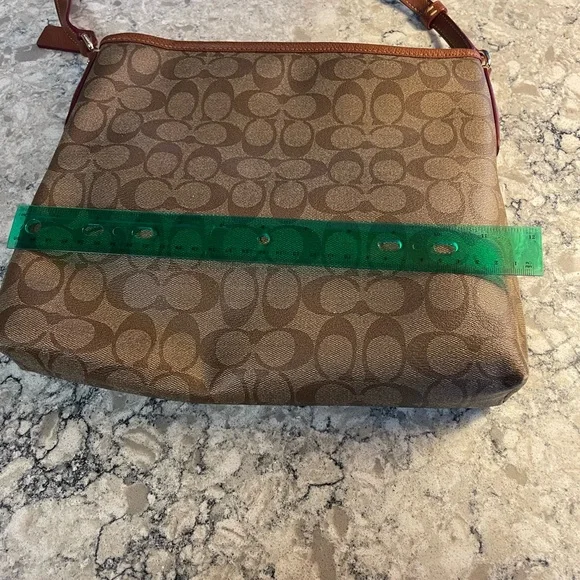 Coach Brown Monogram Crossbody Bag Set - Picture 2 of 5